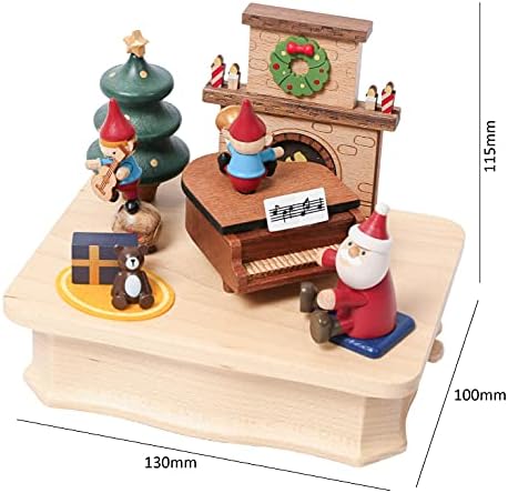 Wooderful Life Box Music Box | קונצרט חג המולד | 1062416 | מתנת יום הולדת לעיצוב אספני מעוצב ביד מיער בר -קיימא